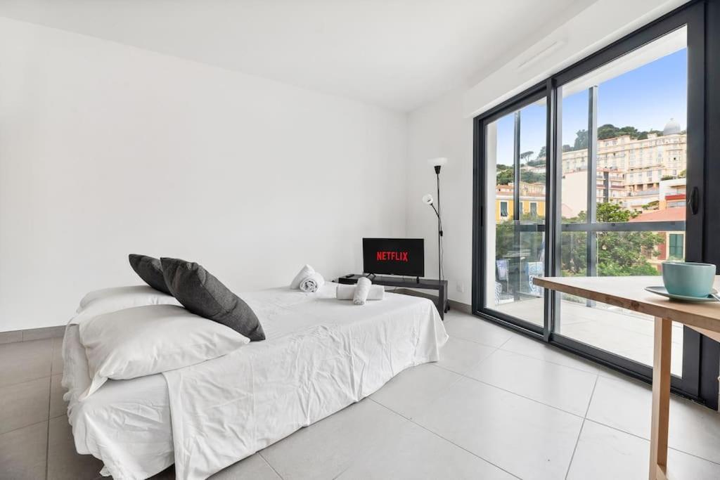 Le Cap Riviera - Centre- Parking Prive - Climatisation Apartment Menton Exterior foto