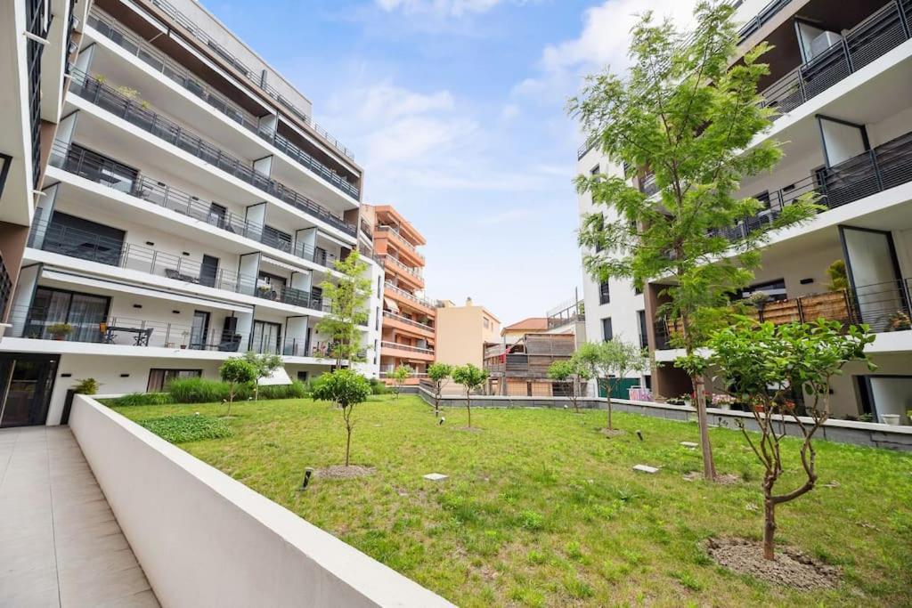 Le Cap Riviera - Centre- Parking Prive - Climatisation Apartment Menton Exterior foto